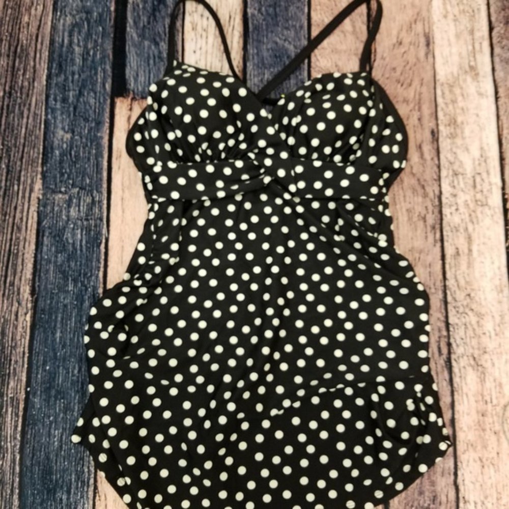 Maternity Polka Dot Tankini